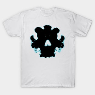 Rorschach inkblot ghost shape T-Shirt